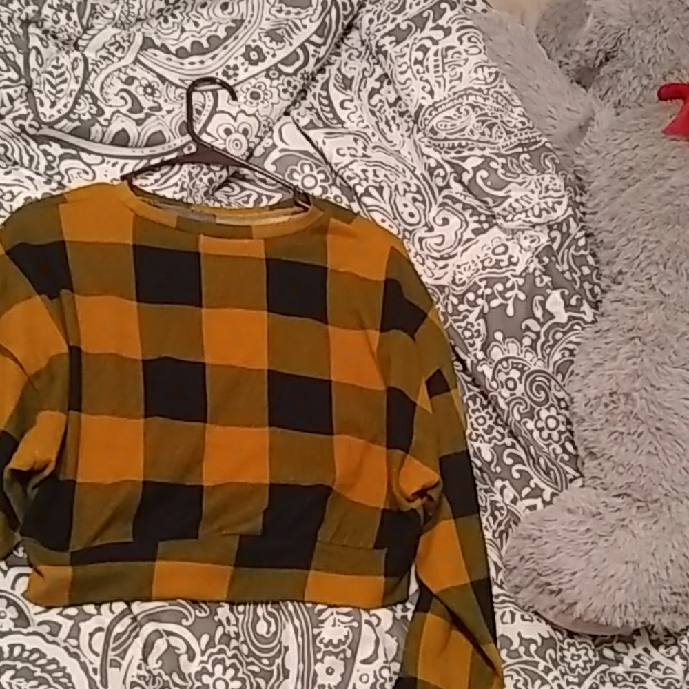 Checkered sweater
